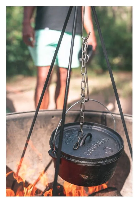 CAMP FIRE TRIPOD - HEAVY DUTY